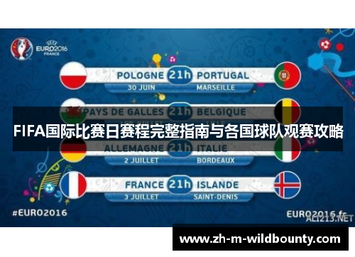 FIFA国际比赛日赛程完整指南与各国球队观赛攻略 FIFA国际比赛日赛程完整指南与各国球队观赛攻略