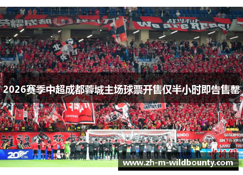 2026赛季中超成都蓉城主场球票开售仅半小时即告售罄 2026赛季中超成都蓉城主场球票开售仅半小时即告售罄